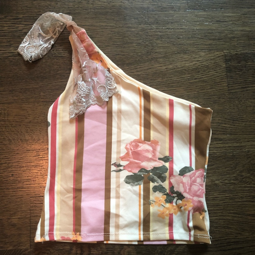 Tina Neumann one shoulder top